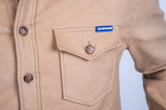 Chemise bleuePantalon en jeanChemise droite Moleskin BeigeChemiseBritish Parts Lucerne