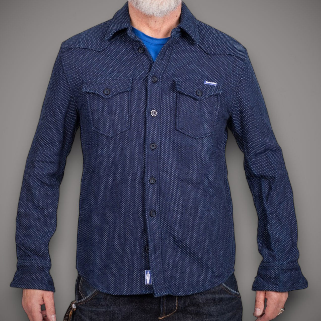 Chemise Sashiko Japanese DotsBritish Parts Lucerne