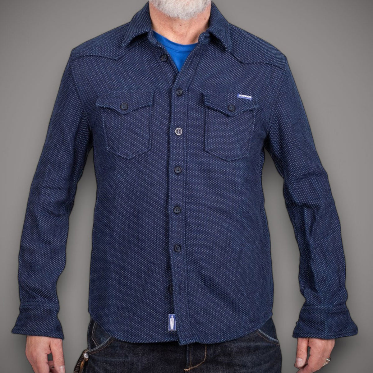 Chemise Sashiko Japanese DotsBritish Parts Lucerne