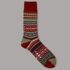 Chup SocksSULATA Wool Chaussettes - CrimsonChaussettesBritish Parts Luzern