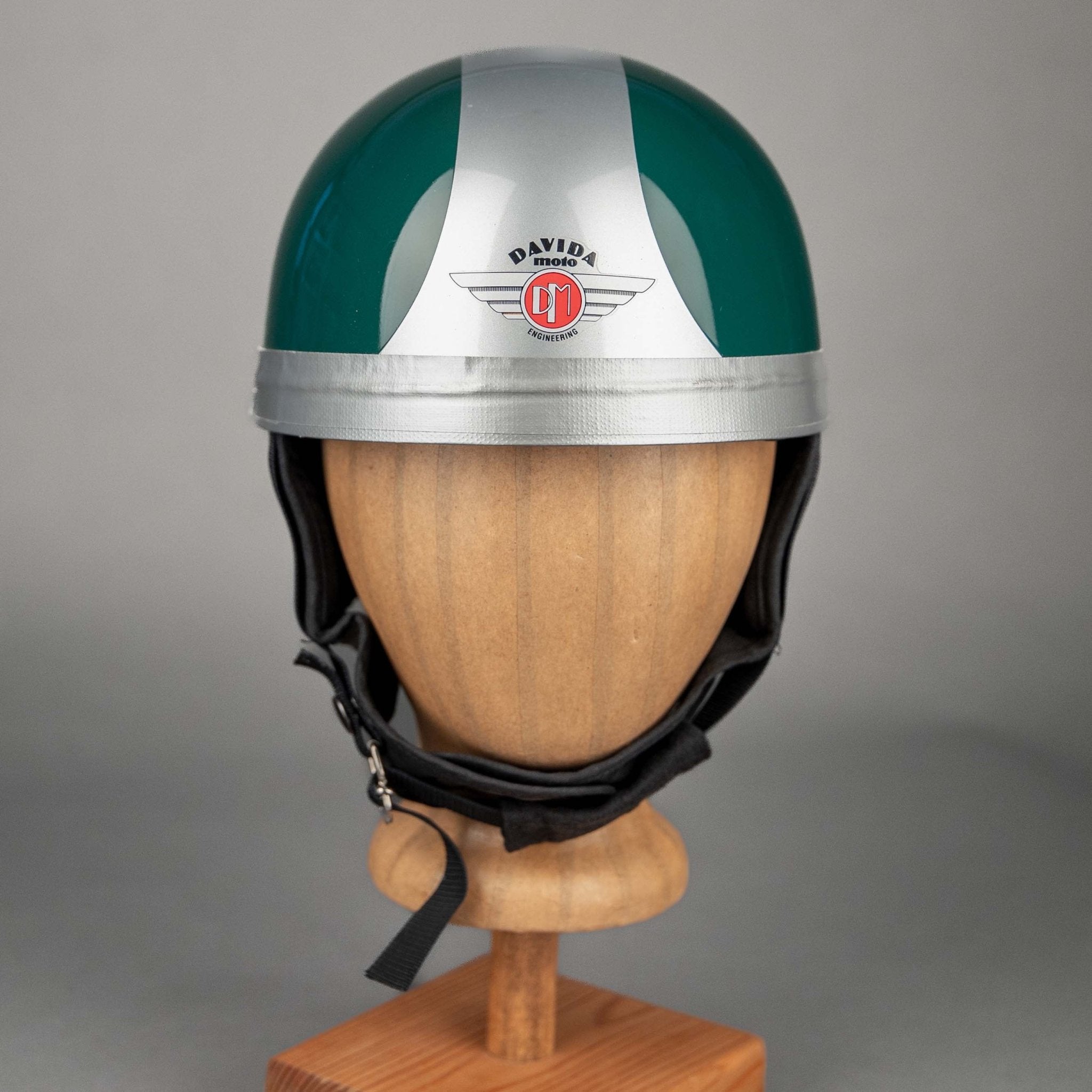 Casque DavidaClassic Vert ArgentCasqueBritish Parts Luzern