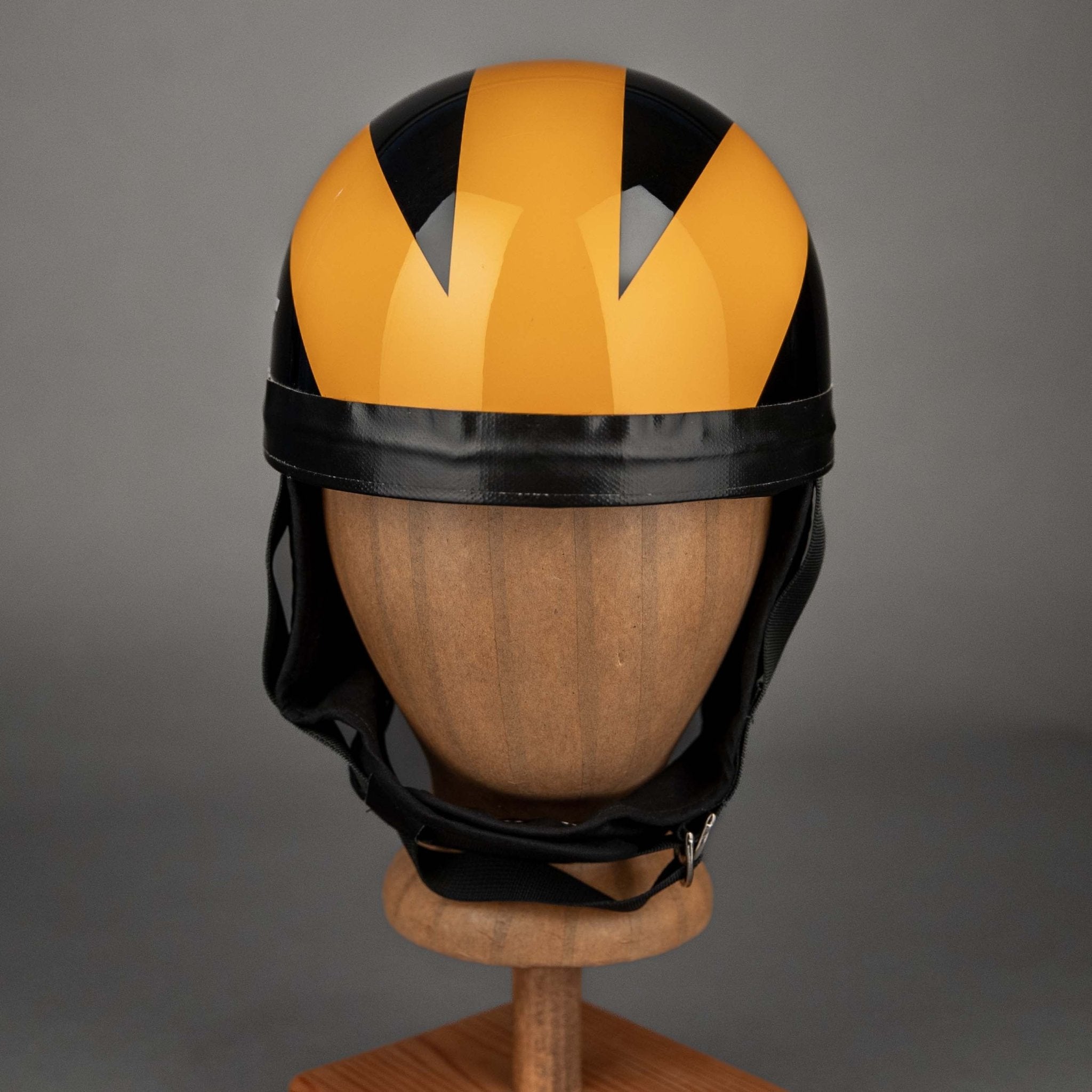 Casque DavidaClassic Noir Orange SpecialHelmBritish Parts Luzern