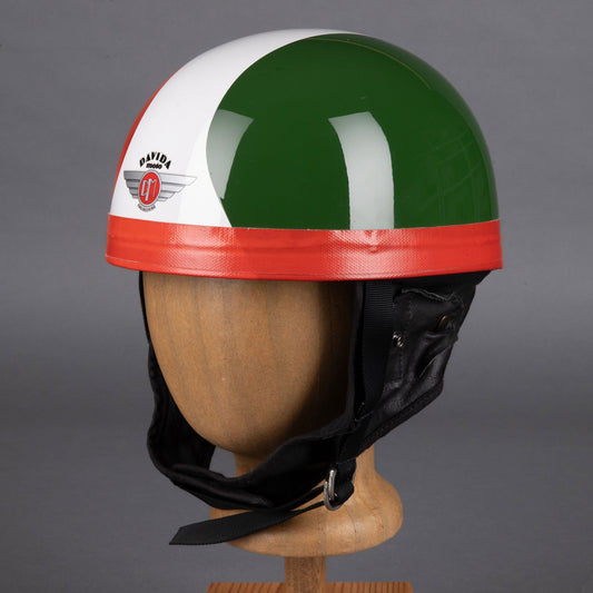 DavidaClassic Casque Noir Rouge Blanc VertCasqueBritish Parts Lucerne