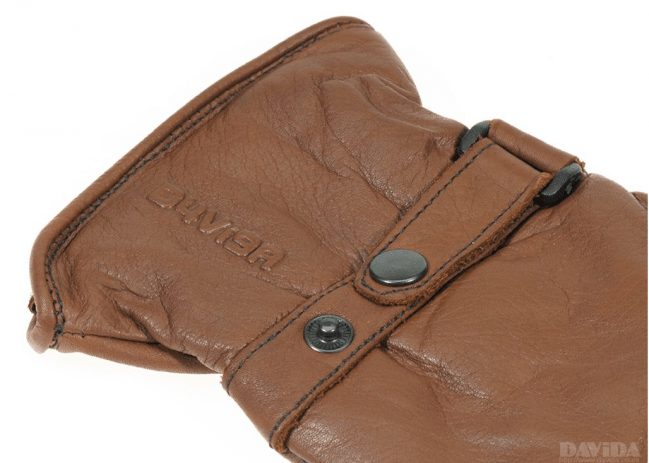 Gants DavidaShorty en cuir marronGantsBritish Parts Luzern
