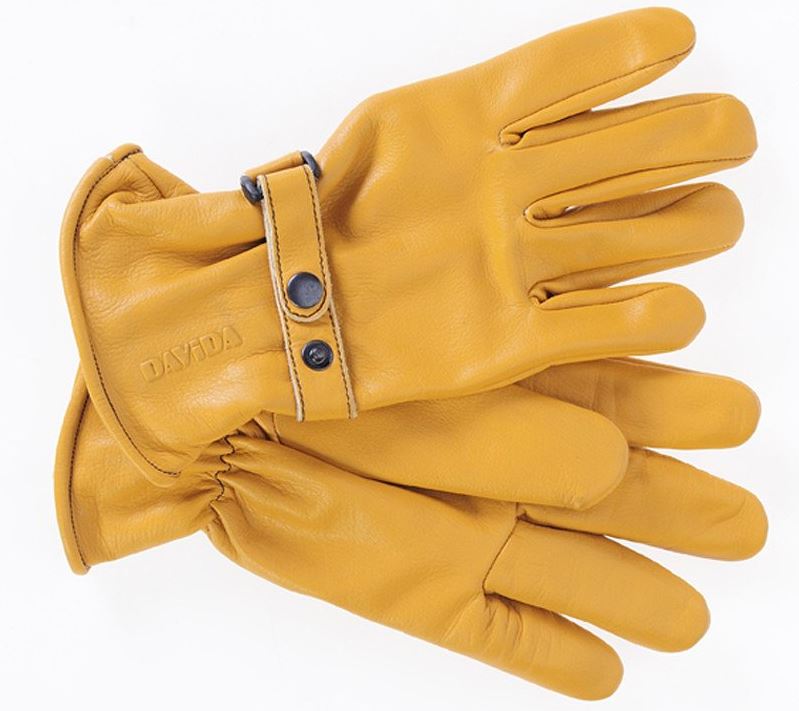 Gants DavidaShorty en cuir jauneGantsBritish Parts Luzern