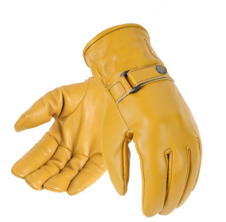 Gants DavidaShorty en cuir jauneGantsBritish Parts Luzern