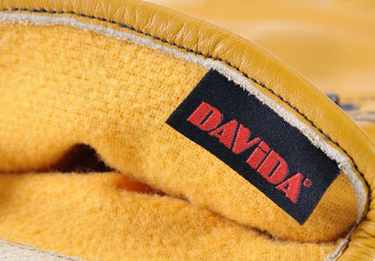 Gants DavidaShorty en cuir jauneGantsBritish Parts Luzern