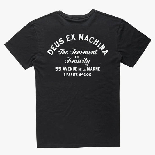 Deus Ex MachinaBiarritz Address Pocket T-shirt noirT-shirtBritish Parts Luzern
