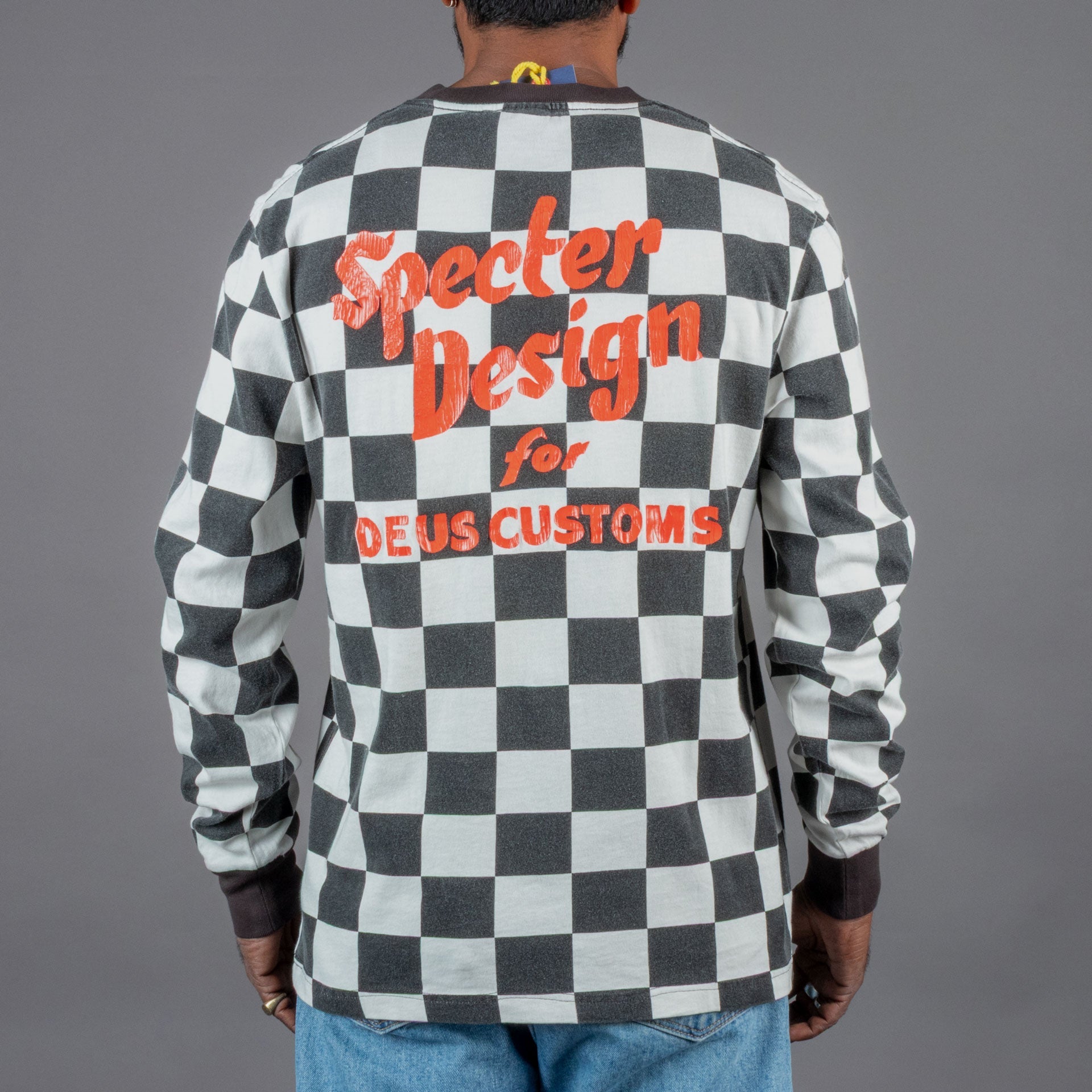 Deus Ex MachinaSpecter Longsleeve Tee Black WhiteT-shirtBritish Parts Luzern