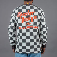 Deus Ex MachinaSpecter Longsleeve Tee Black WhiteT-shirtBritish Parts Luzern