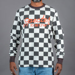 Deus Ex MachinaSpecter Longsleeve Tee Black WhiteT-shirtBritish Parts Luzern