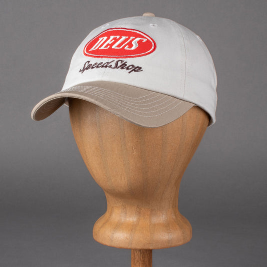 Deus Ex MachinaSpeedshop Cap Dirty WhiteCasquetteBritish Parts Luzern