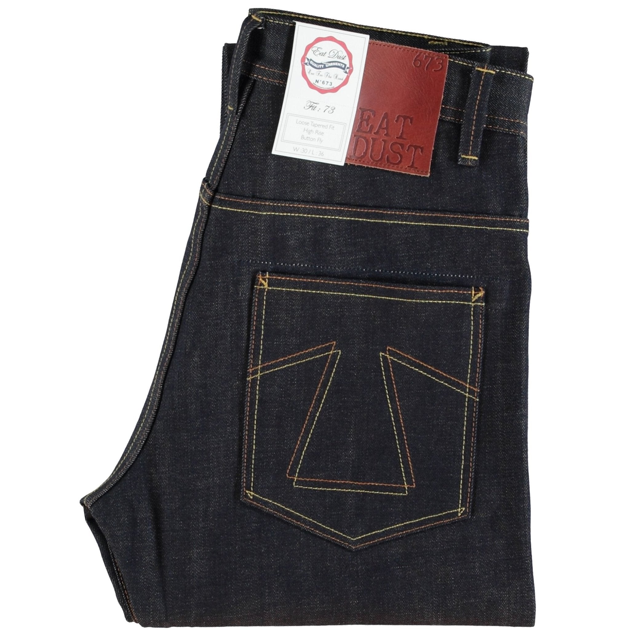 Eat Dust ClothingFit 73 Jeans Indigo BluePantalonsBritish Parts Lucerne