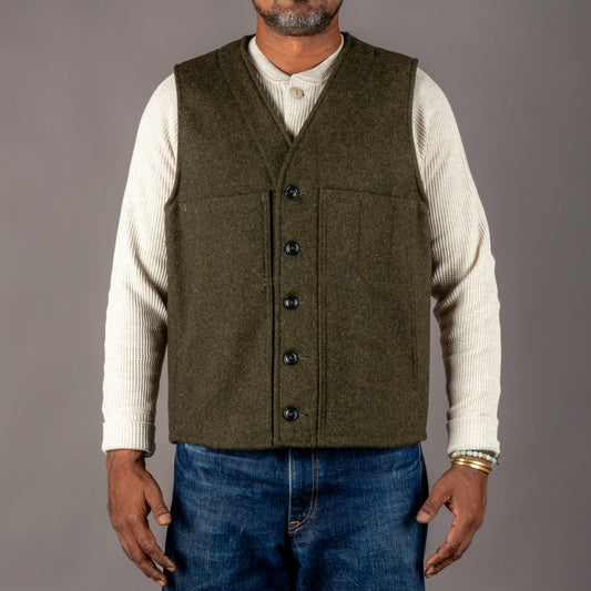 FilsonMackinaw Wool Vest Forest GreenGiletsBritish Parts Luzern