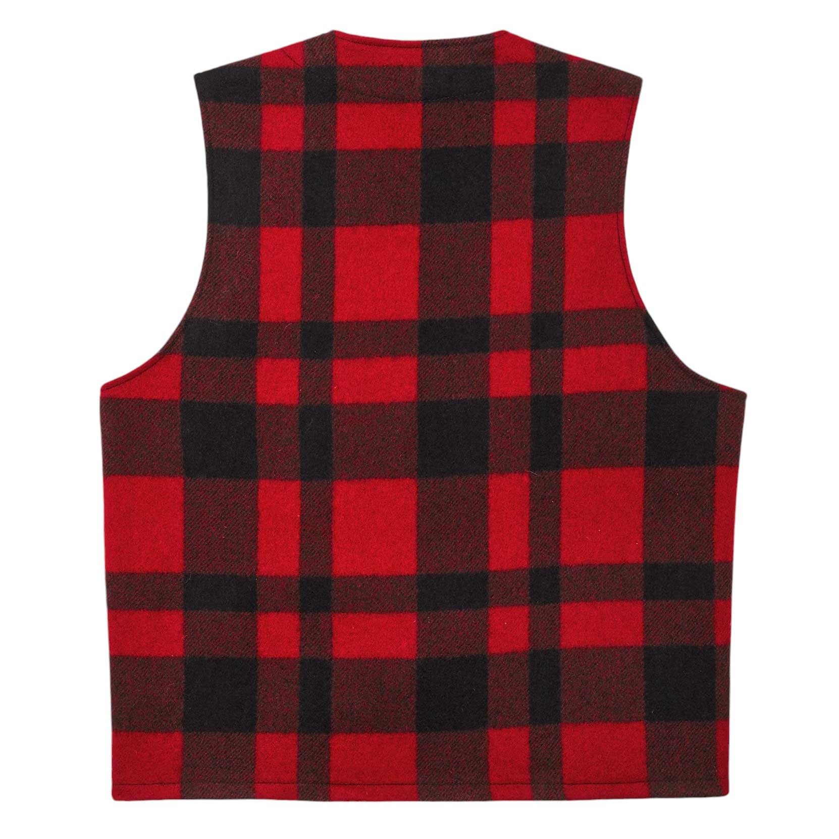 FilsonMackinaw Wool Vest Red Black PlaidGiletsBritish Parts Luzern