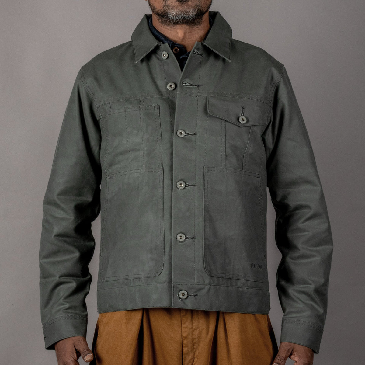 FilsonShort Lined Cruiser Jacket - Castor GreyVestesBritish Parts Luzern