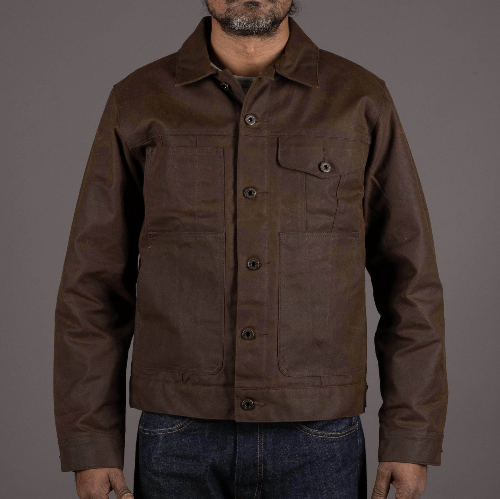 FilsonShort Lined Cruiser Jacket - Marron foncéVestesBritish Parts Luzern
