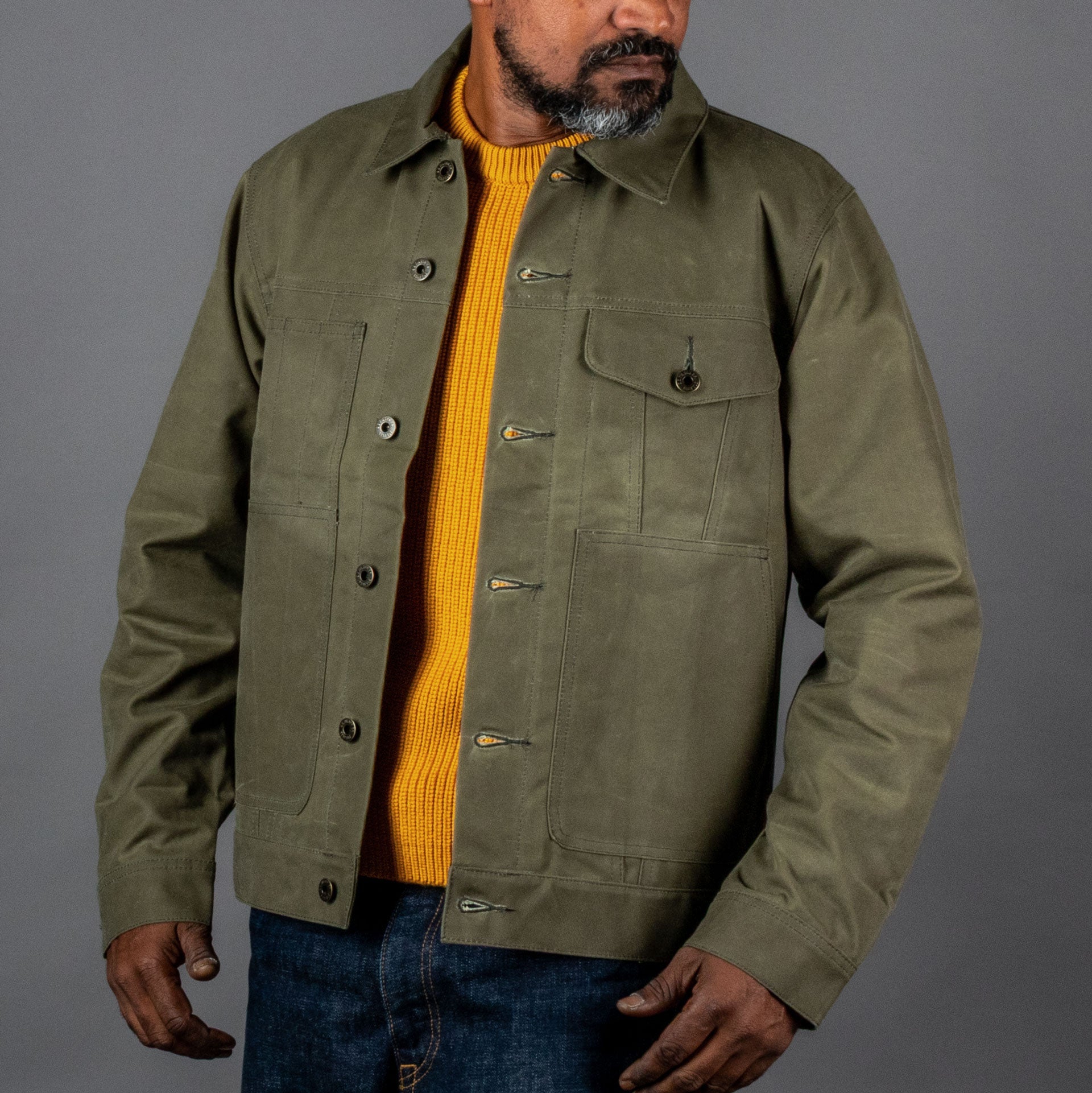 FilsonShort Lined Cruiser Jacket - Military GreenVestesBritish Parts Luzern