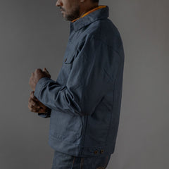 FilsonShort Lined Cruiser Jacket - Service BlueBackenBritish Parts Luzern