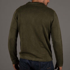 G.R.P.3 Pocket Jacket Lin Dark GreenVeste en tricotBritish Parts Luzern