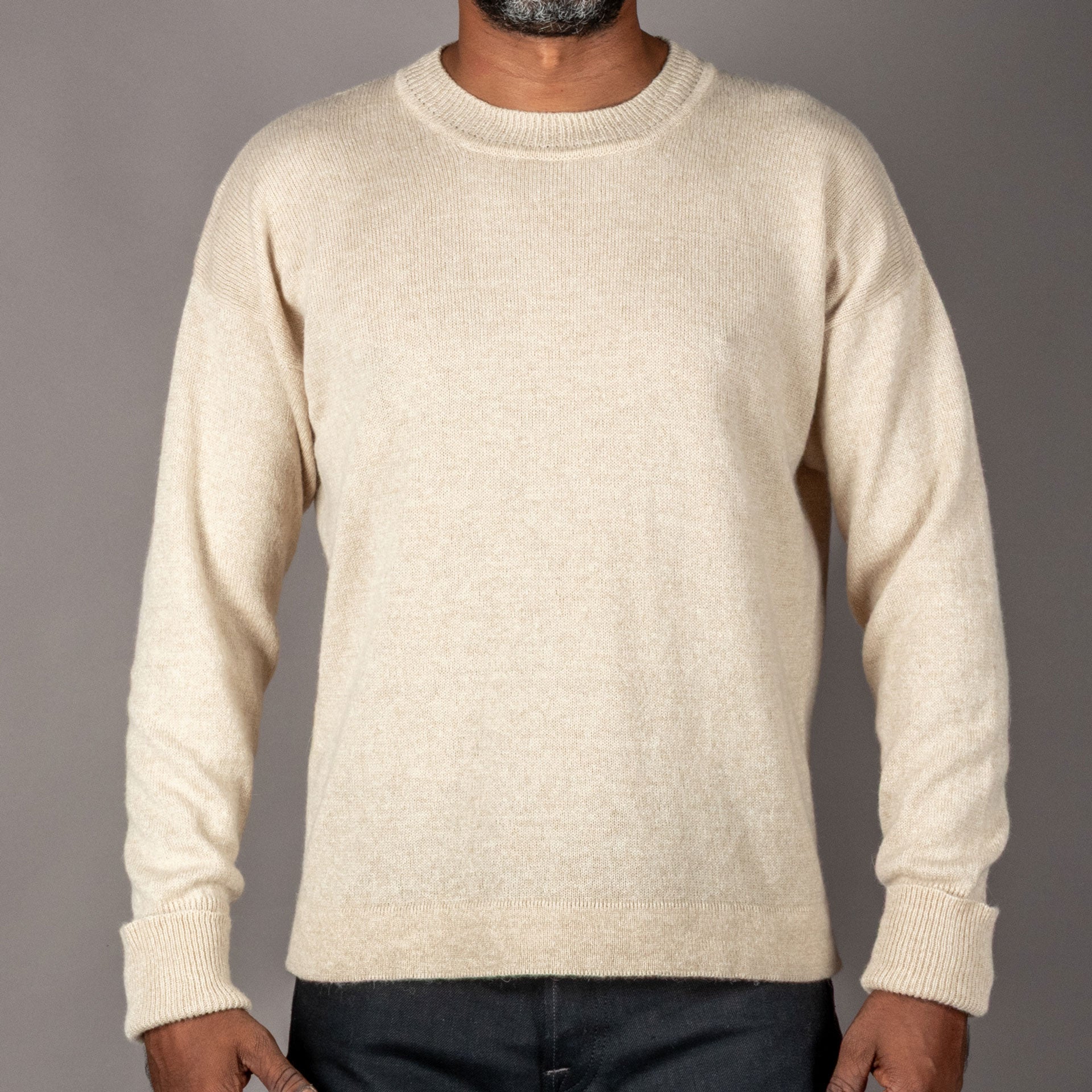 G.R.P.Crewneck CC21 BeigePulloverBritish Parts Luzern