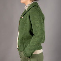 G.R.P.Max 3 cardigan court en laine mérinos pour femmes GrassVeste en tricotBritish Parts Luzern