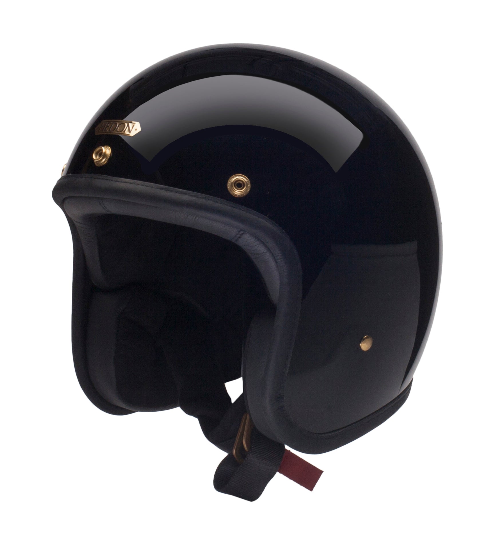 HedonHedonist Casque de moto Signature BlackCasqueBritish Parts Lucerne