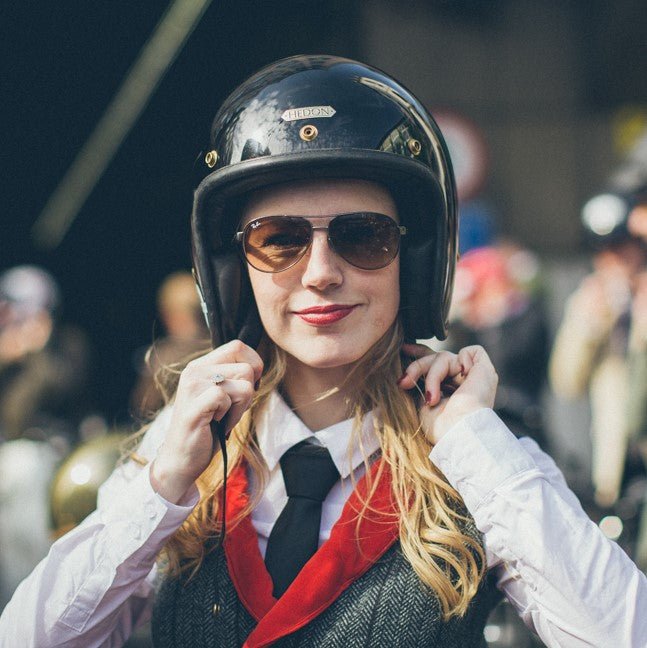 HedonHedonist Casque de moto Signature BlackCasqueBritish Parts Lucerne