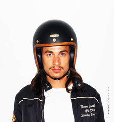 HedonHedonist Casque de moto Stable Black 22.06CasqueBritish Parts Luzern