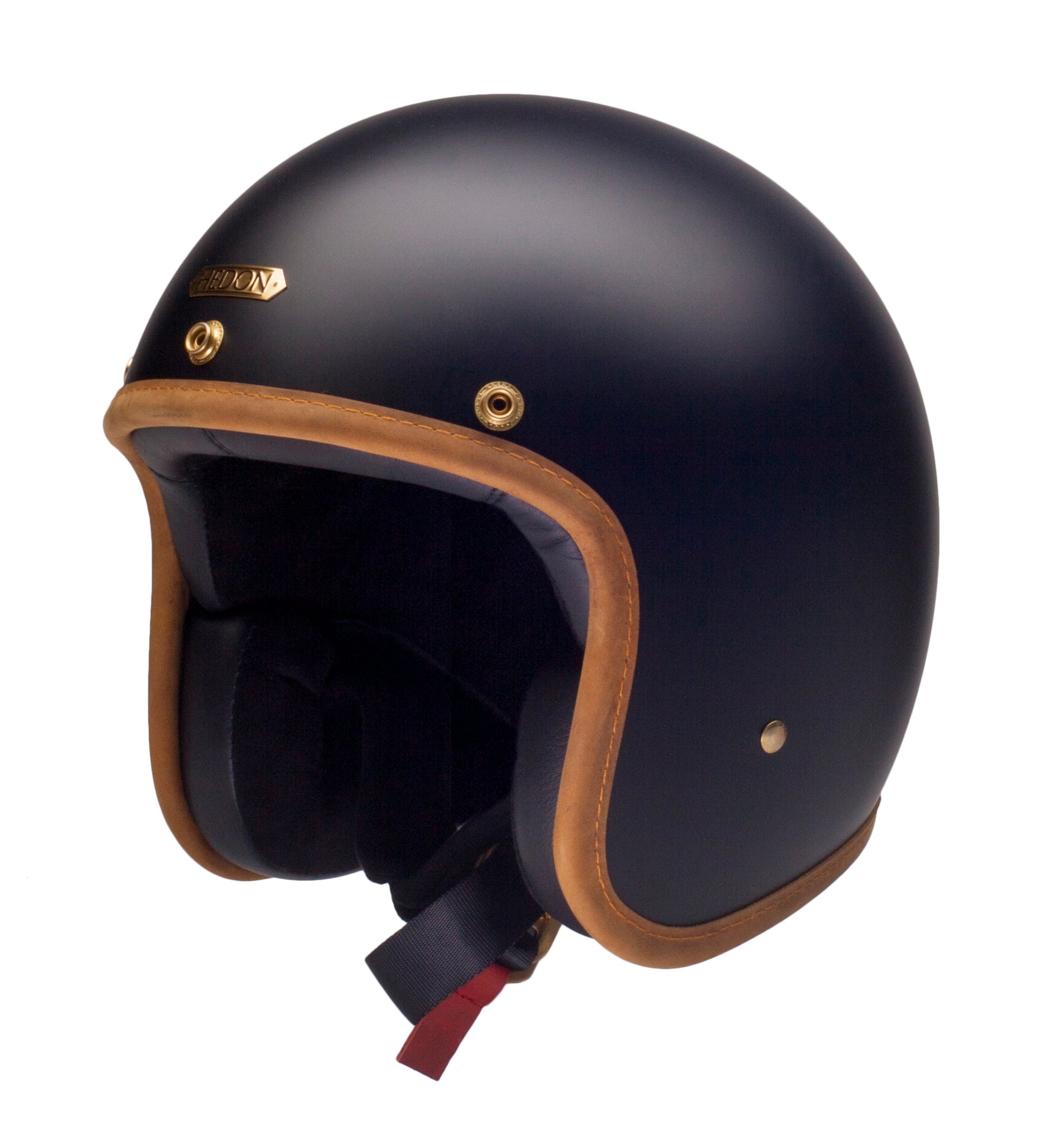 HedonHedonist Casque de moto Stable BlackHelmBritish Parts Luzern