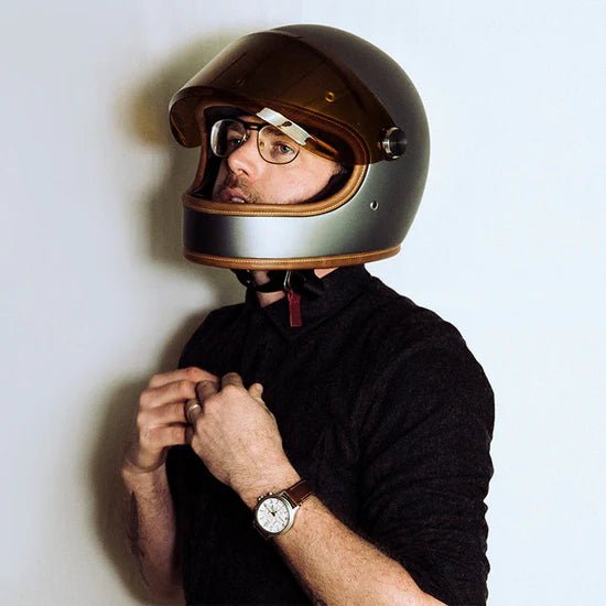 HedonHeroine Racer 2.0 casque moto Molten AshCasqueBritish Parts Luzern