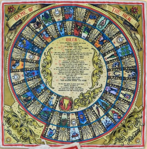 Hen's TeethHen's Teeth Jeu de la poule BandanaFoulardBritish Parts Lucerne