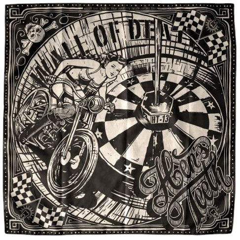 Hen's TeethWall of Death Bandana BlackCollierBritish Parts Luzern