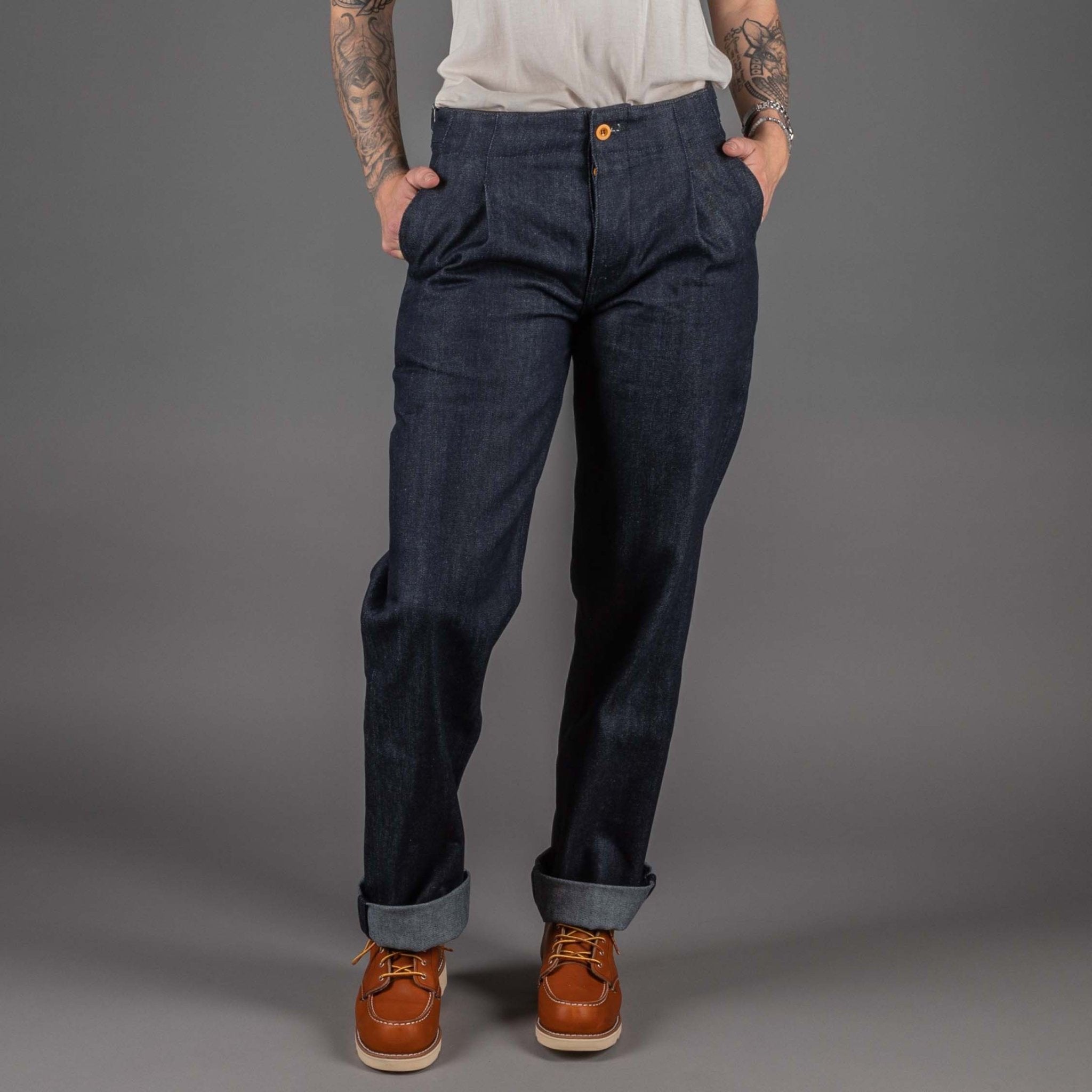 Hen's TeethWomens Denim Pant RawJeans pour femmesBritish Parts Luzern