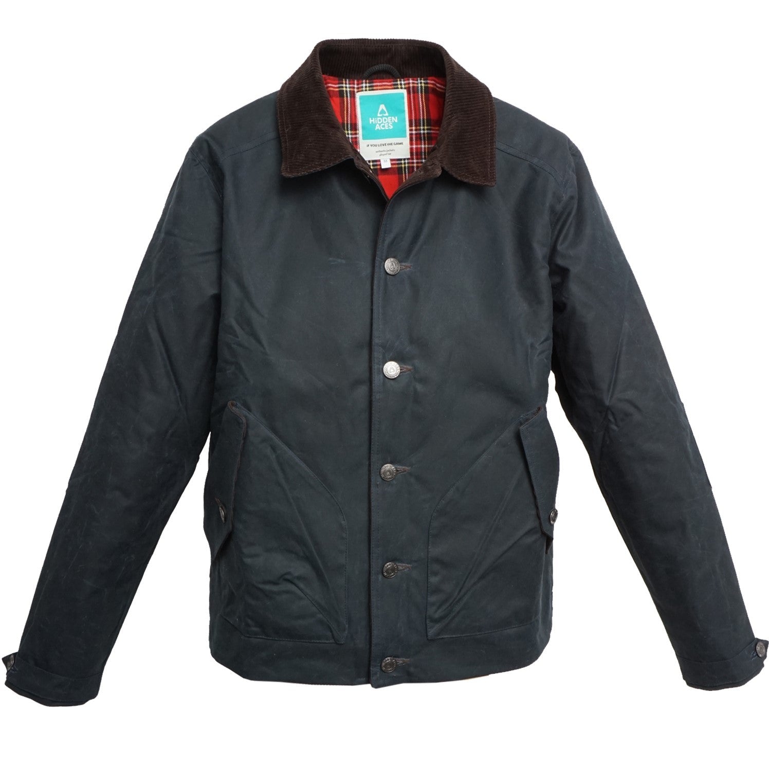 Hidden AcesPollux Evo Veste cirée bleu marineVestesBritish Parts Lucerne