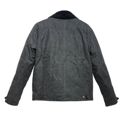 Hidden AcesPollux Padded Wax Jacket in StoneBackenBritish Parts Lucerne