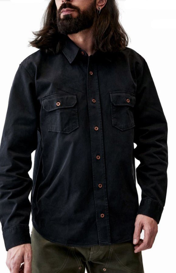 IndigoferaAlamo Chemise Marshall BlackChemiseBritish Parts Luzern