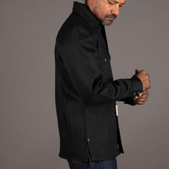 IndigoferaCopeland Survêtement en denim selvedge en Gunpowder BlackSurvêtementBritish Parts Luzern