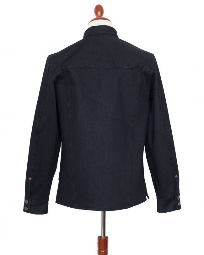 IndigoferaCopeland Survêtement en denim selvedge en Gunpowder BlackSurvêtementBritish Parts Luzern