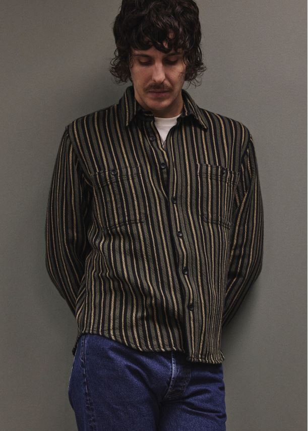 IndigoferaMcAllen Chemise Black Beige GreyChemiseBritish Parts Lucerne