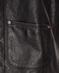 IndigoferaGilet Monroe en cuir noirGiletBritish Parts Luzern