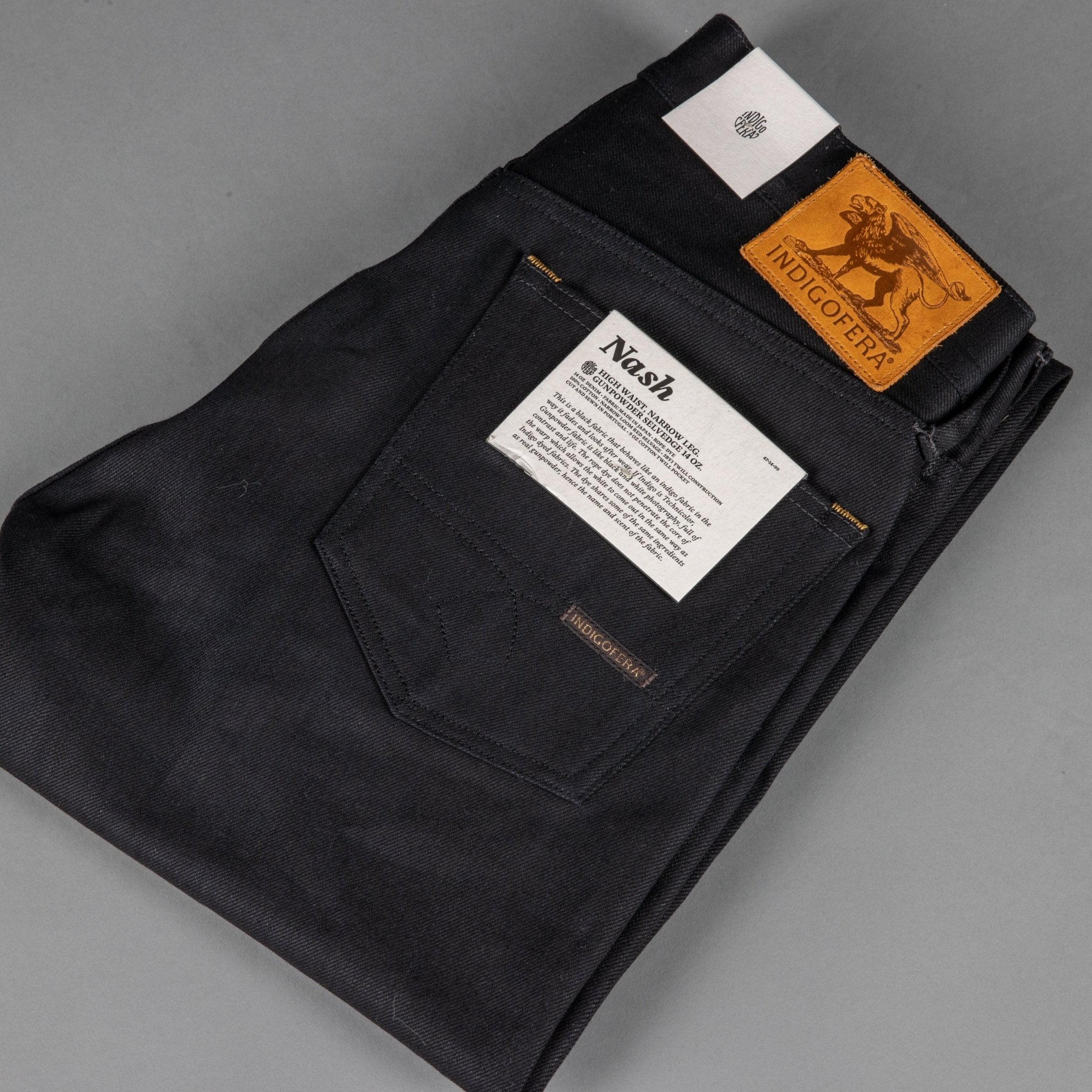 IndigoferaNash Jeans Gunpowder BlackPantalonsBritish Parts Lucerne