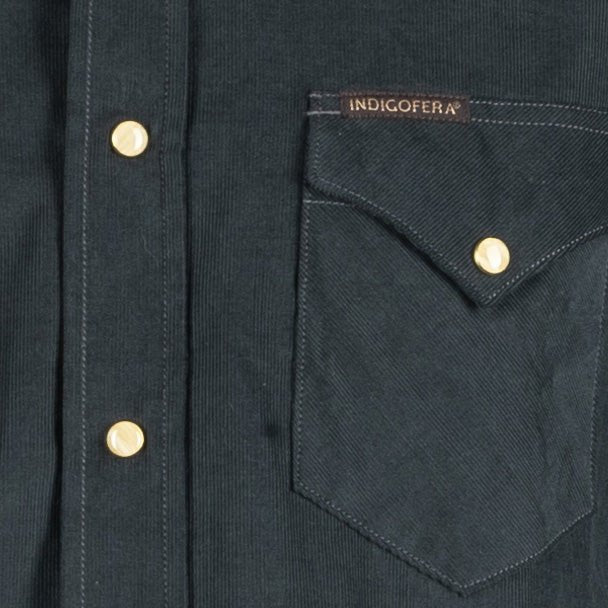 IndigoferaSideras Chemise en velours côtelé PetrolChemiseBritish Parts Lucerne