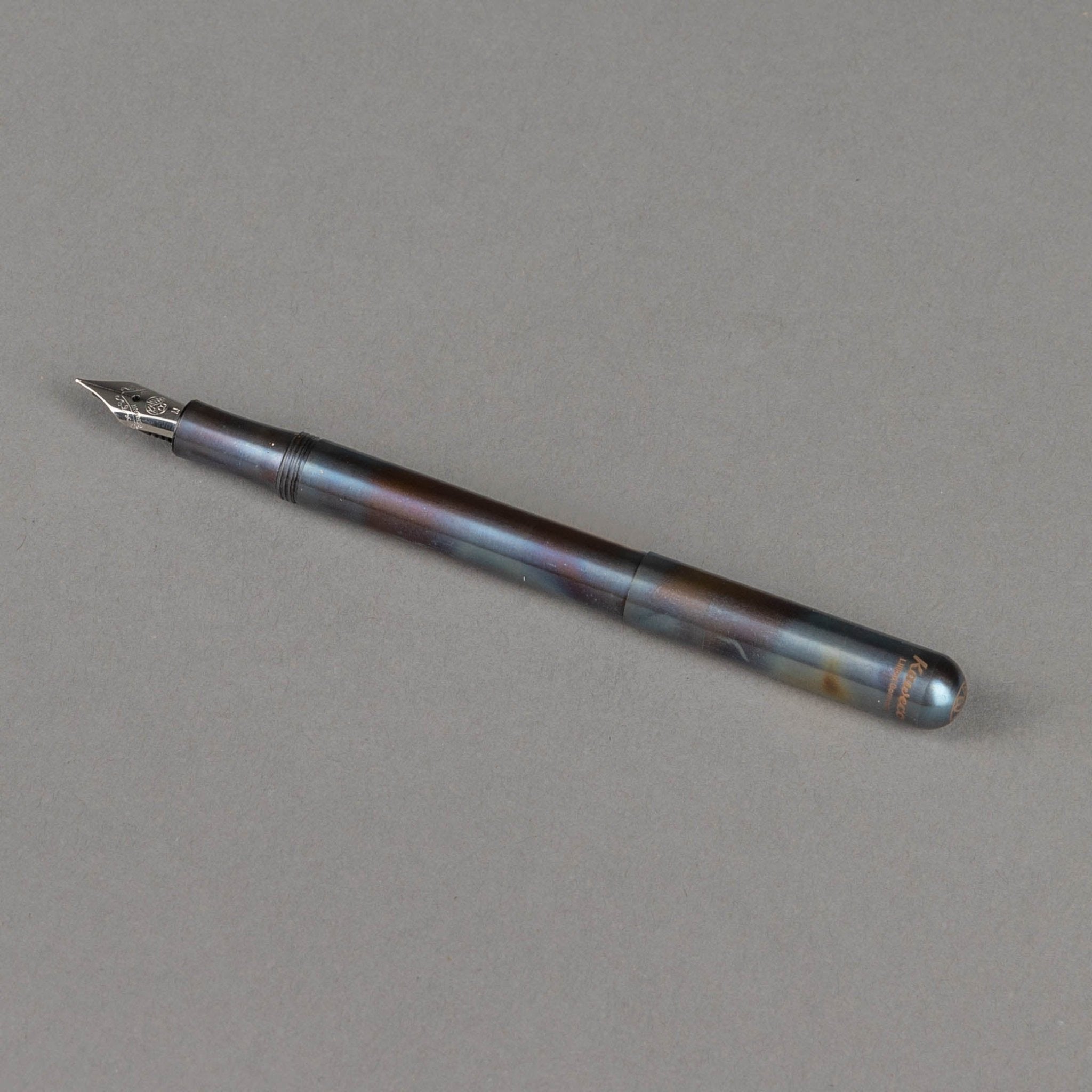 KawecoStylo plume Liliput acier inoxydable FireblueOutils d'écritureBritish Parts Luzern