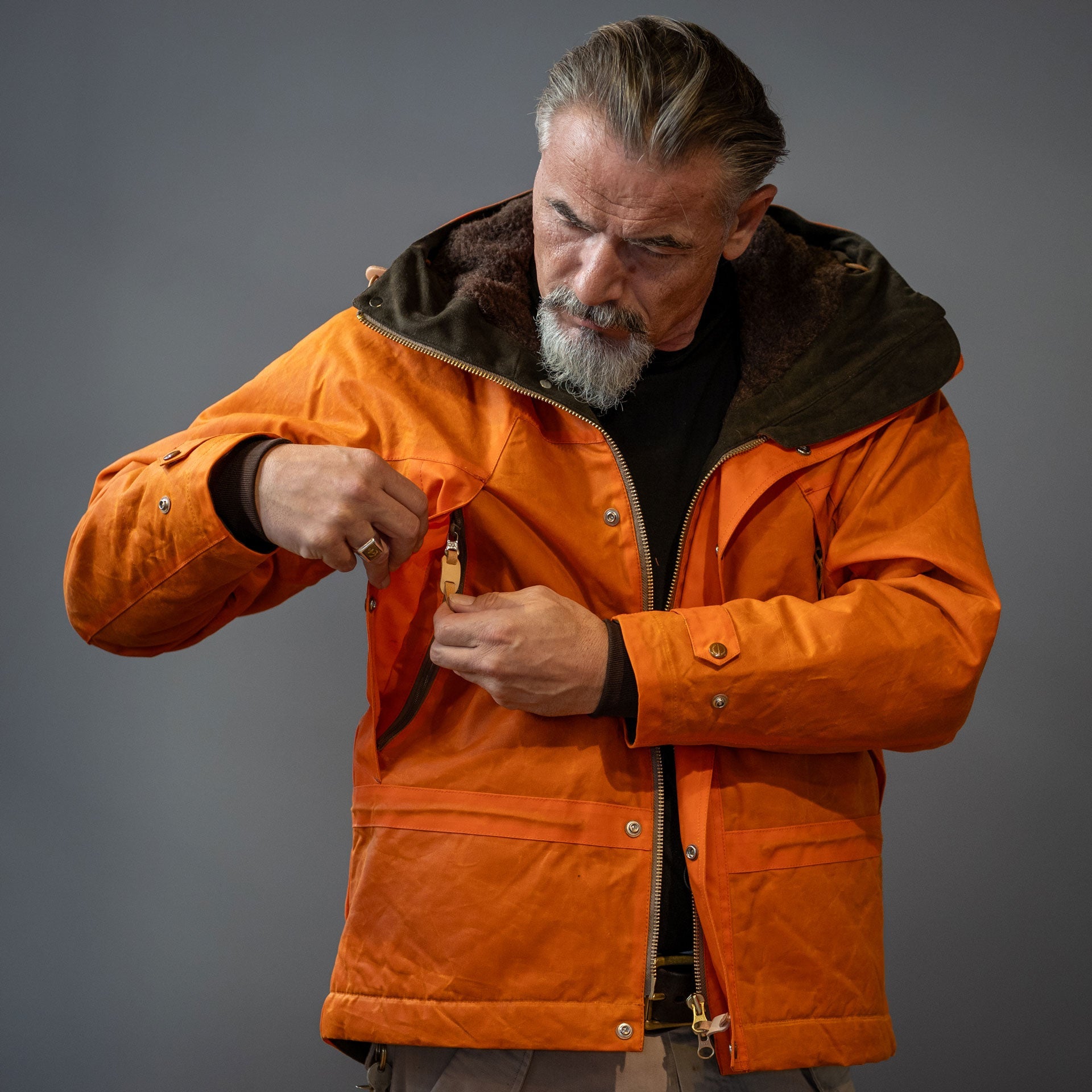 Manifattura CeccarelliMountain Jacket 7003 - WX Orange (Fleece Lining)VestesBritish Parts Luzern