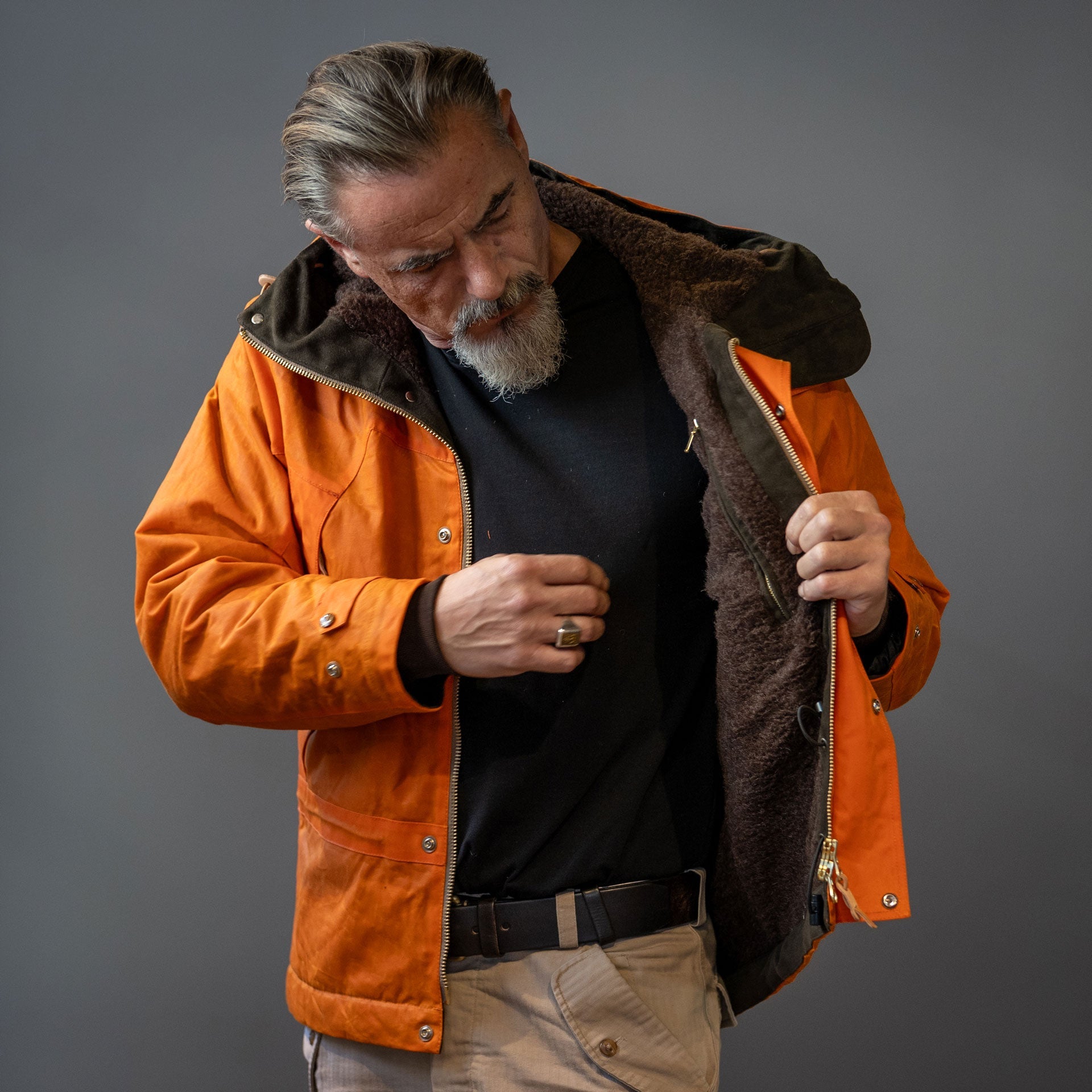 Manifattura CeccarelliMountain Jacket 7003 - WX Orange (Fleece Lining)VestesBritish Parts Luzern