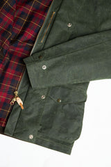 Manifattura CeccarelliRain Caban veste en cire vert foncéVestesBritish Parts Lucerne