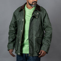 Manifattura CeccarelliRain Caban veste en cire vert foncéVestesBritish Parts Lucerne