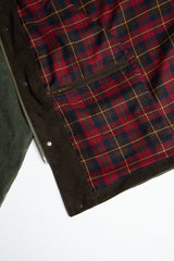 Manifattura CeccarelliRain Caban veste en cire vert foncéVestesBritish Parts Lucerne