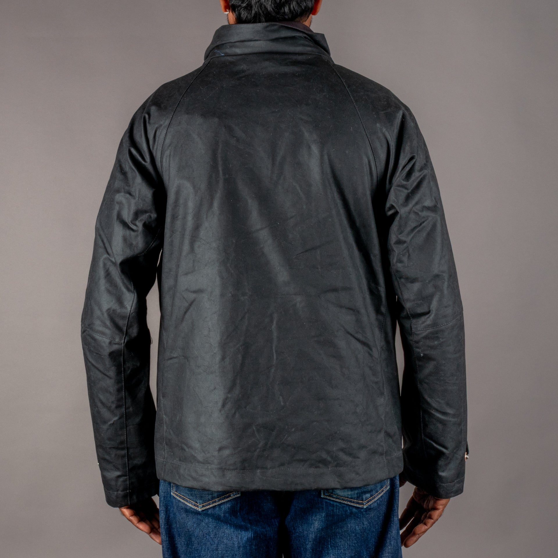 Manifattura CeccarelliVeste de trekking en wax noirVestesBritish Parts Lucerne